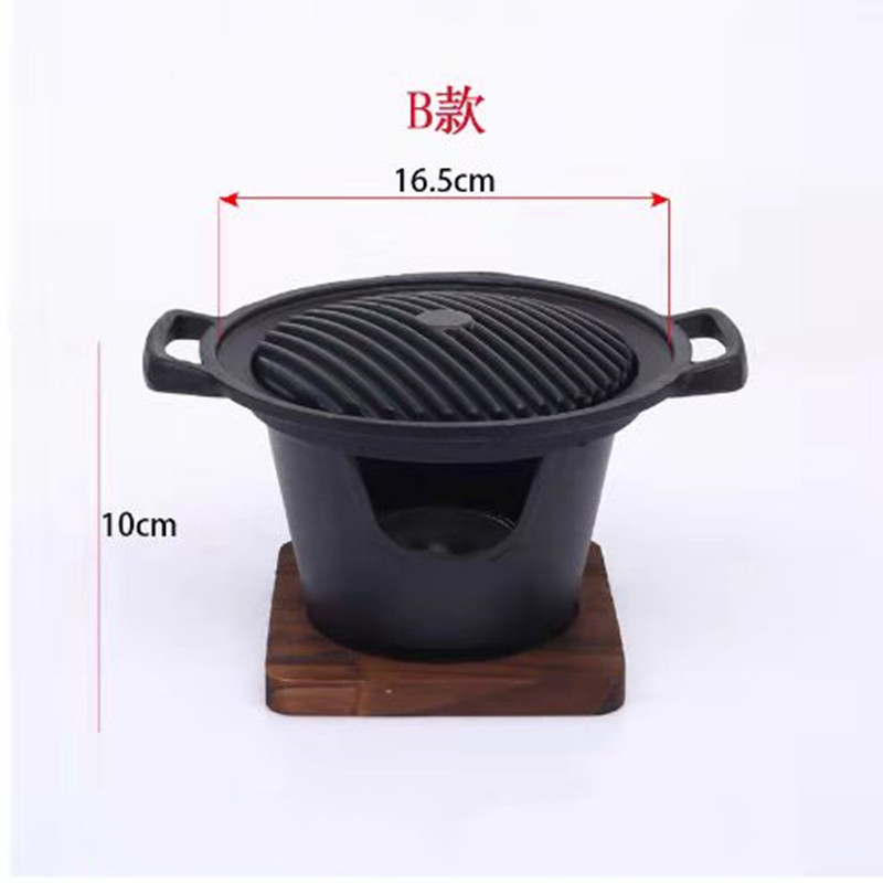 Household Table Top Multi Fuel Grill Charcoal Wood Rack Mini Roast Stove