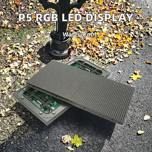 Affichage LED RGB plein spectre SMD 3 en 1, étanche pour extérieur, P5, 320*160mm, 1/8Scan vidéo avec télécommande, module LED P5 320x160 - Product Image 2