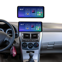 Lecteur multimédia de navigation automobile Android 12,3 pouces 8 cœurs pour TOYOTA COROLLA 2008-2010 RHD LRD GPS WIFI Lecteur DVD de voiture