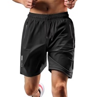 Shorts de sport pour homme à séchage rapide avec poches zippées, shorts de sport élastiques, shorts de course, pantalons de sport respirants