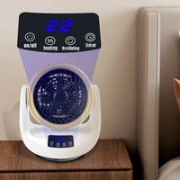 Petite minuterie à distance bureau chauffage rapide fil espace Air chaud radiateur électrique avec affichage secouant la tête pour l'intérieur de la maison hiver