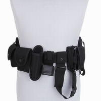 Lot de 10 pochettes tactiques, ceinture tactique réglable en nylon, ensemble de ceinture de service, ceinture de chasse, étui pour arme à feu, porte-bâton