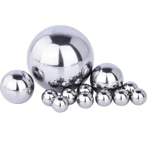 Esferas de metal sólido de aço inoxidável, esferas para rolamento de 3mm 4mm 5mm 5.5mm 6mm 8mm 9mm 10mm 304