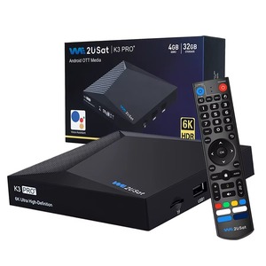 We2USat K3 PRO+ <b>Android</b> 12 TV <b>Box</b> - Bluetooth- US Home Entertainment Widevine Level 1 TV set-top <b>box</b> - Product Image 4