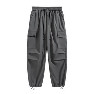 تصنيع المعدات الأصلية الرجال عالية الشارع السراويل البضائع التكتيكية الكاكي للماء خفيفة الوزن مع مرونة الخصر منتصف الخصر الاسلوب - Product Image 4