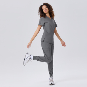 Comodo Set di Divise Ospedaliere per Donne, Pantaloni e Magliette Elasticizzati, Uniforme Infermieristica, Abbigliamento Medico, Produttori di Divise Mediche - Product Image 6