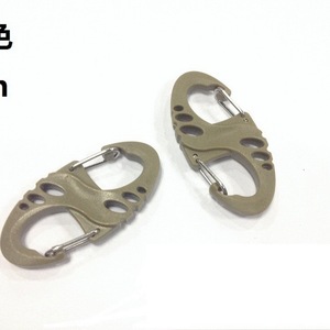 Vente en gros de marchandises ponctuelles, porte-clé<span class=keywords><strong>s</strong></span> en plastique de 5cm, sac à dos tactique de camping molle, <span class=keywords><strong>mousqueton</strong></span> suspendu en forme de <span class=keywords><strong>S</strong></span> - Product Image 5