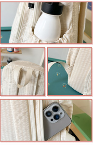 Sac à dos pour filles du collège, ultra-léger, en <span class=keywords><strong>nylon</strong></span> et polyester, design simple, capacité inférieure à 20L - Product Image 6