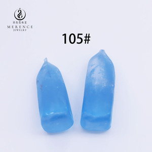Merence Jewelry Aguamarina sintética #104 #105 #106 #108 #112 #113 #114 #119 #120 #149 #152 Espinela de materia prima sin cortar en bruto - Product Image 3