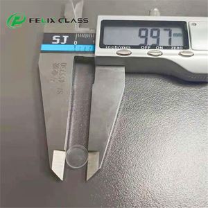 2mm de espesor 10mm de diámetro Ultra Clear Circle Glass Forma circular Vidrio redondo - Product Image 5