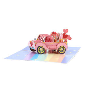 Customized 3D Stereoscopic Popup PapeCards Handcrafted <b>Birthday</b> Greeting Cards UV Printing Matte Lamination Coated <b>Paper</b> DIY - Product Image 6