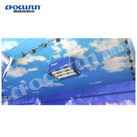 FOCUSUN 핫 세일 1500kg/24 시간 화이트 크리스마스 눈 만드는 기계 실내/눈 얼음 메이커/눈 떨어지는 기계
