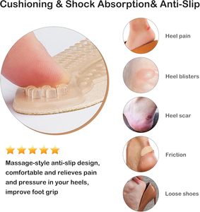 Protector de Talón de Espuma Suave, Insertos Adhesivos Antideslizantes, Reduce la Fricción y las Burbujas por Uso Diario - Product Image 2
