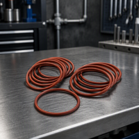 Joints toriques en caoutchouc de silicone, joints standard ou non standard pour applications automobiles, de conduites et de cylindres