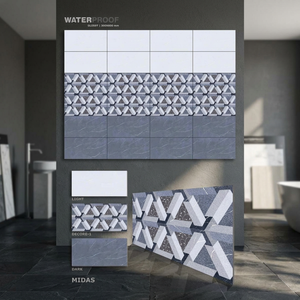 Nouvelle conception de carreaux muraux en céramique numérique 3D brillants 12x24 30x60cm 300x600mm, idéal pour les murs de cuisine, prix exportateur d'usine en Inde - Product Image 3