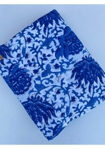 Tissu indien fait main 100% coton, broderie, respirant, léger, imprimé floral à la main, tissu brut à bas prix - Product Image 5