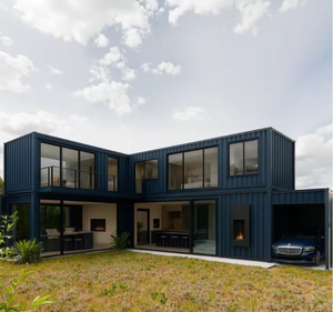 Villa de Lujo de Dos Pisos en Contenedor <span class=keywords><strong>con</strong></span> <span class=keywords><strong>Piscina</strong></span>, Casa Modular Prefabricada <span class=keywords><strong>con</strong></span> Cristales Panorámicos <span class=keywords><strong>para</strong></span> Vida Costera Tropical y <span class=keywords><strong>Vacaciones</strong></span> de Alta Gama - Product Image 2