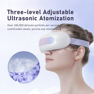 جهاز تدليك العين الكهربائي الذكي الجديد من فيتيس مع ضغط حراري ورذاذ ماء ساخن/بارد ثلاثي الأبعاد وتدليك نقاط الضغط وبطارية 1800 مللي أمبير وتوقيت وموسيقى - Product Image 2