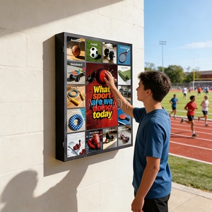 Tableau de jeu interactif personnalisé pour <span class=keywords><strong>tirage</strong></span> de loterie bingo, avec bouton poussoir de sélection aléatoire pour décisions d'activités - Product Image 4