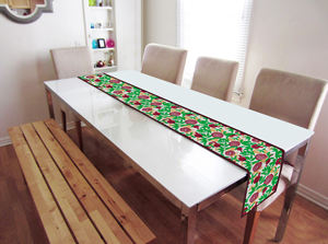 Chemin de table imprimé simple 100 % coton pur, doux, lavable, durable et imperméable, décoration de table pour la maison, la cuisine, l'hôtel - Product Image 6