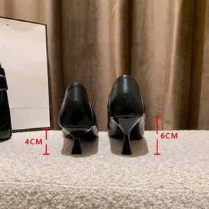 Nouvelles chaussures à talons mi-hauts pour femmes, bout pointu, boucle G, chaussures <span class=keywords><strong>de</strong></span> travail <span class=keywords><strong>de</strong></span> bureau - Product Image 6