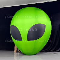 Personnalisable Gonflable Alien Cartoon Gonflable Visage Alien Gonflable Tête Alien pour Publicité Événements Décoration
