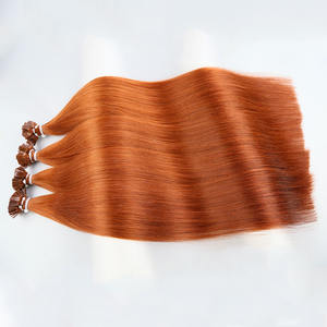 Gran oferta, extensiones de cabello humano con punta plana, cabello humano 100% recto, 1g/hebra, extensiones de cabello Ktip invisibles sin costuras - Product Image 1