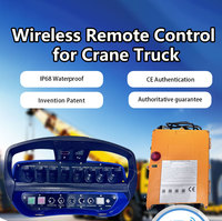 Control Remoto Inalámbrico para Grúa Móvil, Motor Hidráulico, 10 Palancas de Mando, Control Remoto Industrial para Grúas, Control Remoto IP68