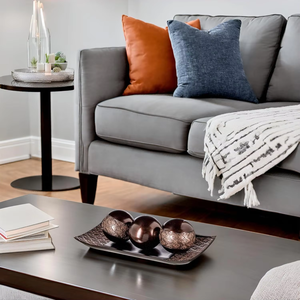 Dublin nâu khay hiện đại bóng thiết lập sáng tạo mới lạ cho trang trí nội thất phòng khách nhập bàn ăn giọng bảng dây dọc - Product Image 3