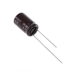 Condensador de canal del fabricante CAP ALUM 33UF 20% 160V RADIAL TH EKXE161ELL330MJ16S 33 uF de orificio pasante - Product Image 1