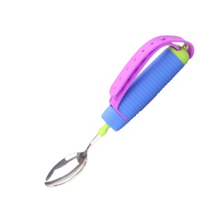 Baguettes, cuillères et fourchettes spécialisées pour personnes à mobilité réduite, accessoires d'aide à la rééducation alimentaire, ventouses pour éviter l'échappement - Product Image 1