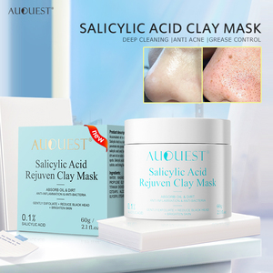Vente chaude Naturel Organique Soins De La Peau Anti-âge Acné Hydratant Blanchissant Boue Du Visage Acide Salicylique Argile Masque Visage - Product Image 2