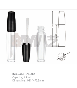 Emballage transparent pour rouge à lèvres, contenants pour gloss à lèvres, tubes pour gloss à lèvres, impression de logo personnalisée - Product Image 2