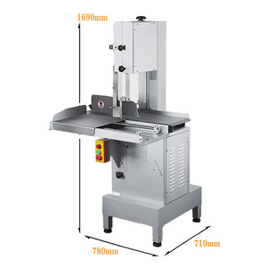 Scie à os électrique professionnelle en acier inoxydable - Scie à ruban pour boucherie - Product Image 4