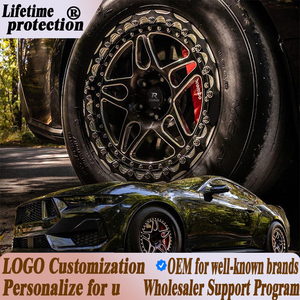 Rines Forjados de Competición con Beadlock para Carreras de Drag, Camaro, Mustang, Challenger, Nissan GT-R, Toyota Supra MK4, 15, 16, 17 Pulgadas, 5x120, 5x112 - Product Image 1