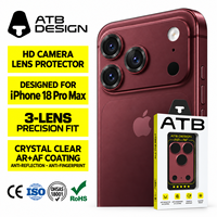 ATB pour iPhone 18 Pro Max - Protection d'écran en verre trempé à couverture intégrale pour objectif d'appareil photo - Fabricant de protection d'écran pour iPhone