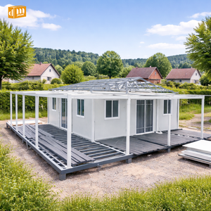 Maisons cottage préfabriquées modulaires de luxe de 20 et 40 pieds Appartements préfabriqués détachables extensibles de 2 chambres à coucher fabriqués à partir de conteneurs - Product Image 4