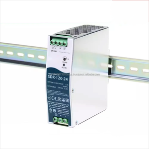 SDR-120-24แหล่ง SDR-120 5A 120W 24V 24V ตัวจ่ายไฟ DC แบบเดี่ยวรางดิน - Product Image 1