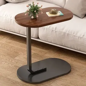 Meja Kopi Bundar Kecil Mewah Modern Terlaris, Rak Samping Sofa, Set Meja Teh untuk Ruang Tamu - Product Image 3