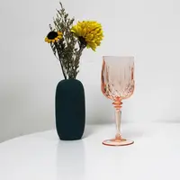 2020 Sinyao Best Selling New Fashion Goblet Wine Glass Cup plastic reusable champagne wine glass Cup