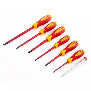 Hochwertiger 8-teiliger elektrischer Tests tift für den Haushalt 1000-Spannungstester und <span class=keywords><strong>VDE</strong></span>-isolierter Isolationsschraubendreher-Set - Product Image 2
