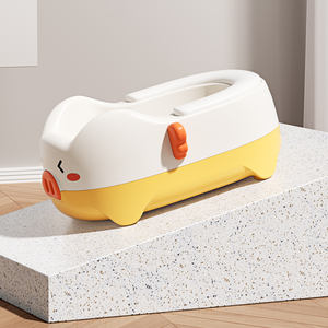 Portable en plastique cochon formation siège de toilette bébé fesses <span class=keywords><strong>lavabo</strong></span> pour pot formation produits de bain en matériau PP Durable - Product Image 5