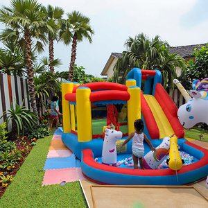 <b>Inflatable</b> Bouncer Jumping Water Slide Commercial <b>House</b> With NB-93016 Water Slides and Castle <b>Inflatable</b> Bouncer Jumping - Product Image 1