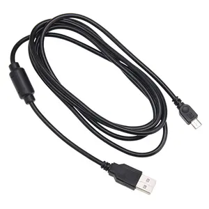 שחור 1.8m USB למייקרו USB מטען כבל Paly טעינת כבל חוט עבור Sony פלייסטיישן PS4 Xbox אחת בקר אבזרים