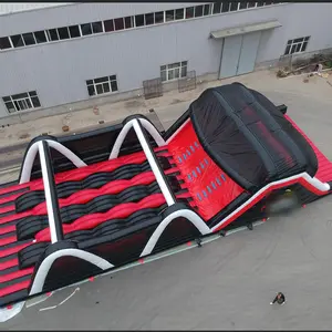 Course d'obstacle gonflable géante 5K, structure à air, pour les événements sportifs
