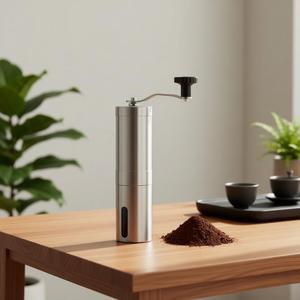 Molinillo de Café Manual de Acero Inoxidable 304, Portátil, con Muela de Cerámica Resistente, Fácil de Usar, para el Hogar y para Acampar - Product Image 1