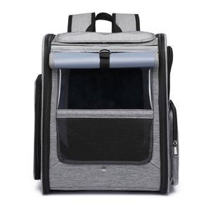 BSCI Factory Factory Custom Multifunction Portable Dog <b>Cat</b> Carrier Bag,Breathable <b>Cat</b> <b>Backpack</b> Carrier Back Pack - Product Image 6