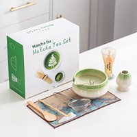 Bol à matcha en céramique, ensemble à thé, accessoires pour la cérémonie du thé
