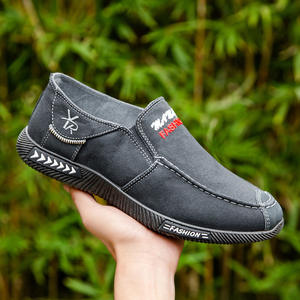 Nouvelles chaussures en tissu pour hommes respirant en coton antidérapant décontracté Denim chaussures en tissu <span class=keywords><strong>sans</strong></span> <span class=keywords><strong>lacets</strong></span> - Product Image 3