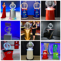 Machine de loterie automatique professionnelle en acrylique, modèle identique à celui utilisé dans les casinos et les émissions télévisées